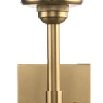 Glass globe wall sconce industrial wall light fixture