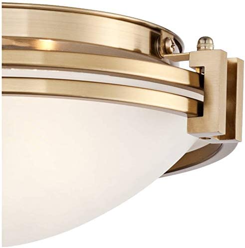 Mid century modern close to ceiling light flush mount fixture glass ceiling lamp