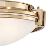 Mid century modern close to ceiling light flush mount fixture glass ceiling lamp