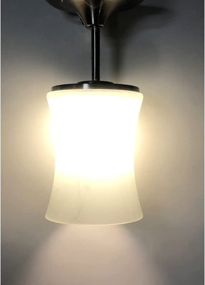 Modern glass close to ceiling lamp chrome ceiling light fixture