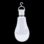 4 pack Outdoor Rechargeable Emergency LED Bulb, Battery driven E26 bulb with hook