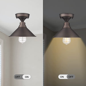 2 pack industrial ceiling light fixtre farmhouse ceiling mount