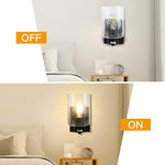 Black black bathroom vanity light bubbled glass wall light fixtures