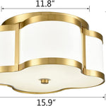 Gold flush mount ceiling lighting modern ceiling lamp for hallway