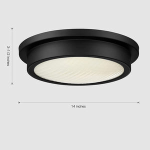 14 inch LED flush mount ceiling light dimmable ceiling light fixture