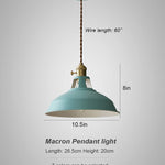 Blue pendant light fixture for kitchen island adjustable pendant lighting