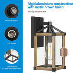 Industrial rustic patio lighting farmhouse glass dusk to dawn outdoor lighting