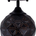 Black industrial mini semi flush mount ceiling light fixture modern ceiling lamp