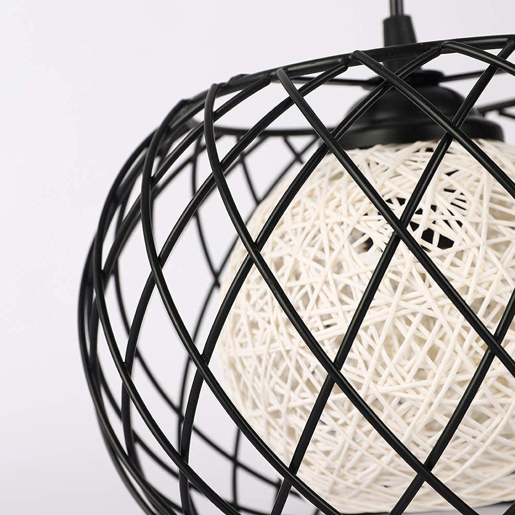 Modern basket light pendant fixture cage ceiling hanging light