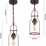 Rust glass pendant lights foyer brass pendant lamp chandelier