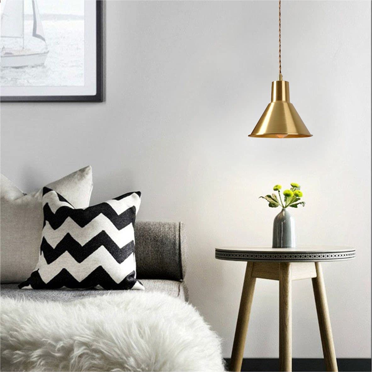 Modern pendant kitchen light fixtures golden industrial chandelier lighting