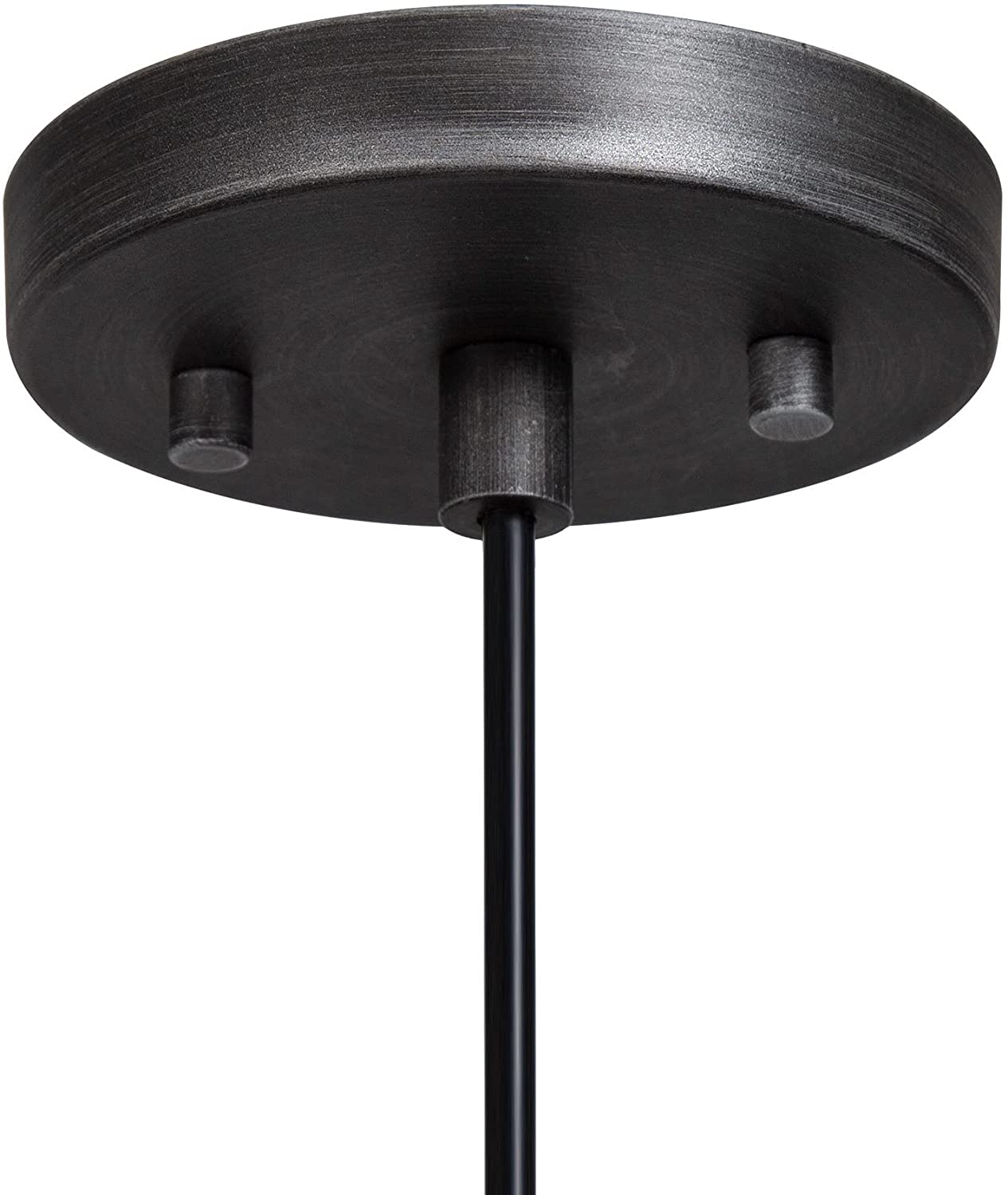 Black industrial pendant light cage island kitchen pendant light