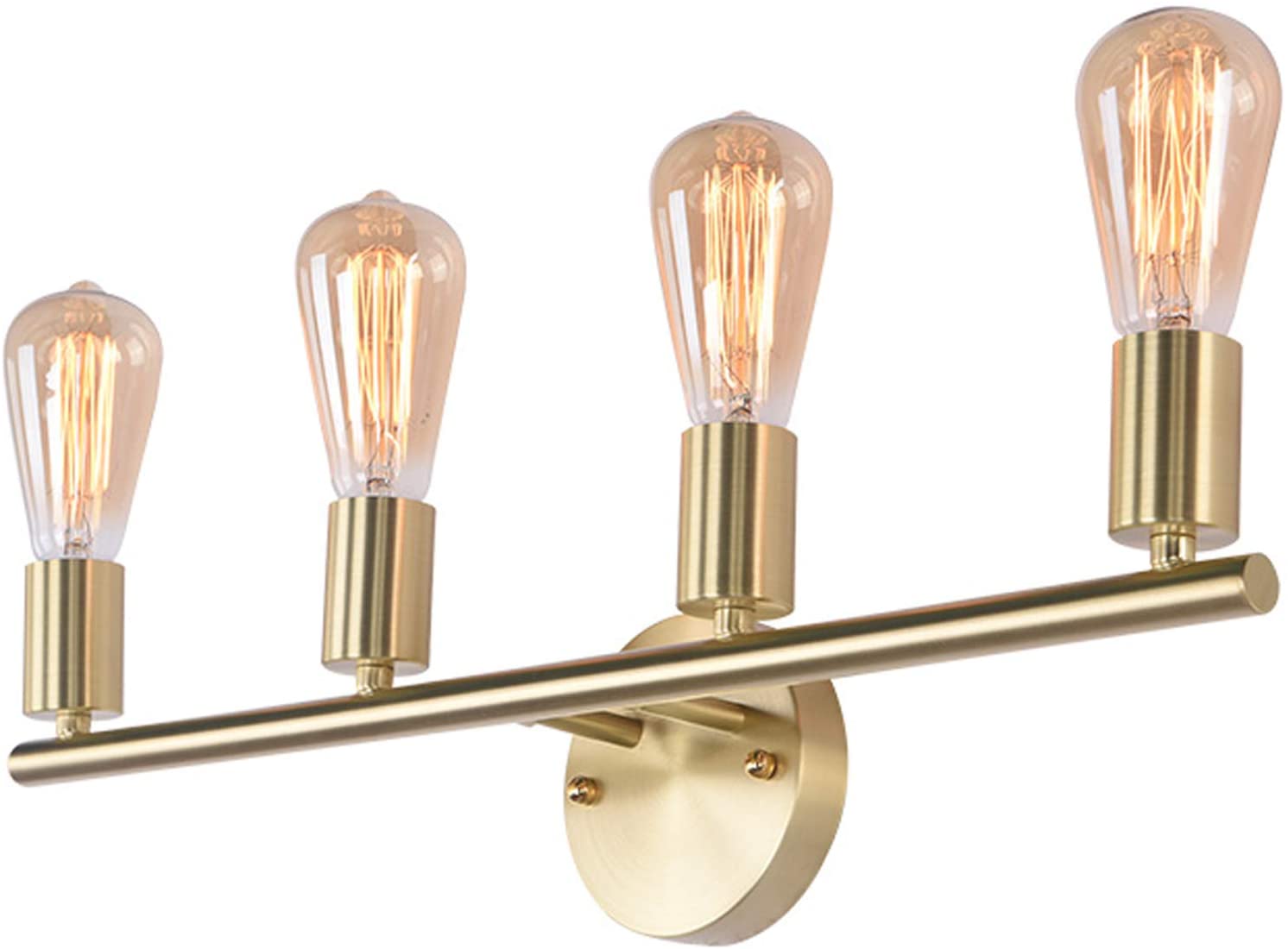 4 light wall light fixture gold vanity marrow wall sconce