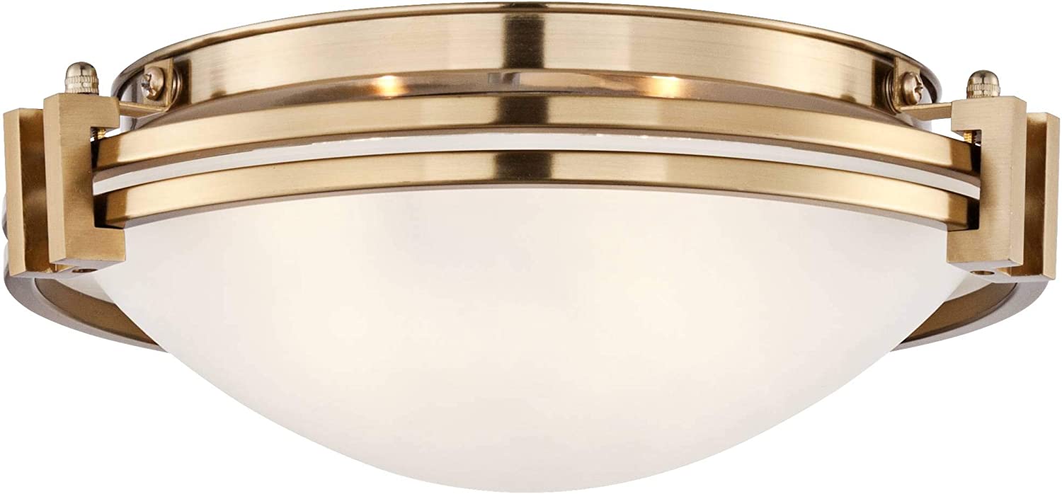 Mid century modern close to ceiling light flush mount fixture glass ceiling lamp