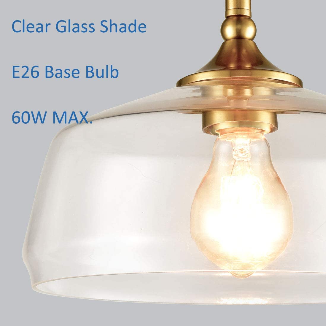 Modern  Semi flush Ceiling Light glass ceiling lamp with gold finish