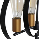 4 light chandelier industrial farmhouse pendant lighting for kitchen