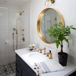Modern brass wall lighting fixture single glass home wall sconce