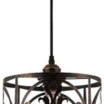 Rustic Handwork pendant lighting for kitchen island with oil rubbed finish