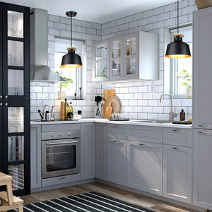 Black industrial pendant light adjustable bar ceiling hanging light