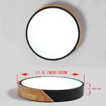 LED Ceiling Lights  12 Inch Black Modern Flush Mount Lighting Fixture Round ceiling lamp
