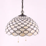 Tiffany pendant light Large Swag Stained Glass pendant lamp