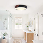 2 light modern flush mount ceiling light wood close to ceiling lighting fixture