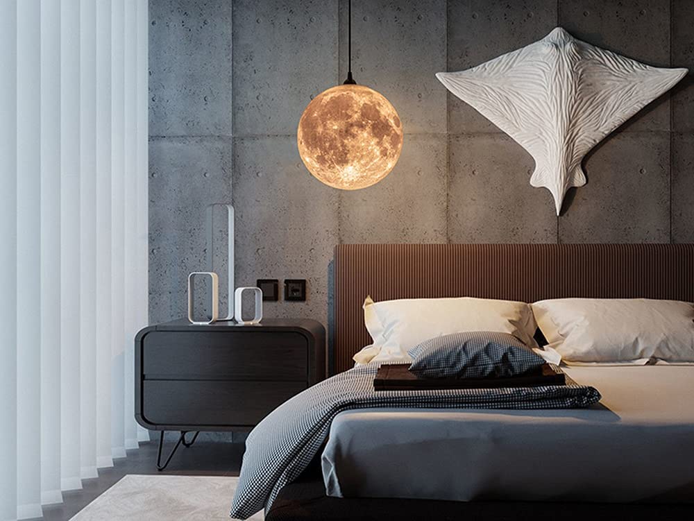 Moon Plug in pendant light adjustable hanging ceiling lighting fixture