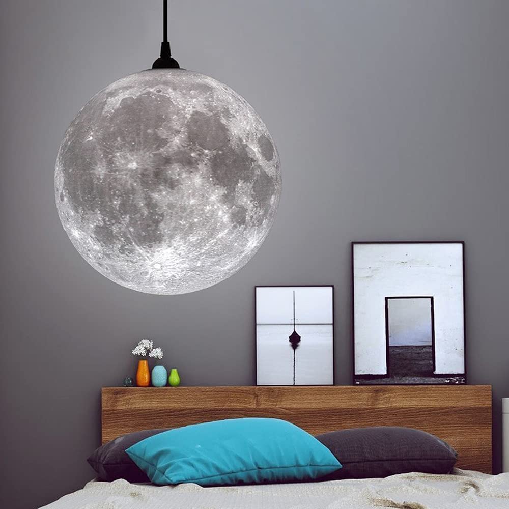 Moon Plug in pendant light adjustable hanging ceiling lighting fixture