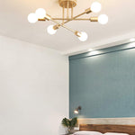 6 light sputnik ceiling chandelier modern ceiling lamp fixture