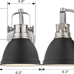 Black vanity wall light hallway wall lamp
