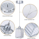 Modern crystal pendant light kitchen pendant lighting
