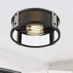 2 light ceiling lights flush mount wood glass mount light fixture