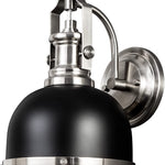 Gooseneck Wall Sconce Light fixture black dome industrial wall mount lamp