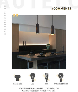 Black and gold pendant light industrial kitchen light fixtures