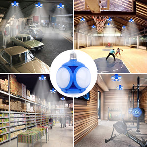 LED garage ceiling light E26 soccer LED bulb