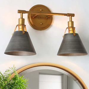 2-Light farmhouse wall sconce lighting  industril antique wall light fixture