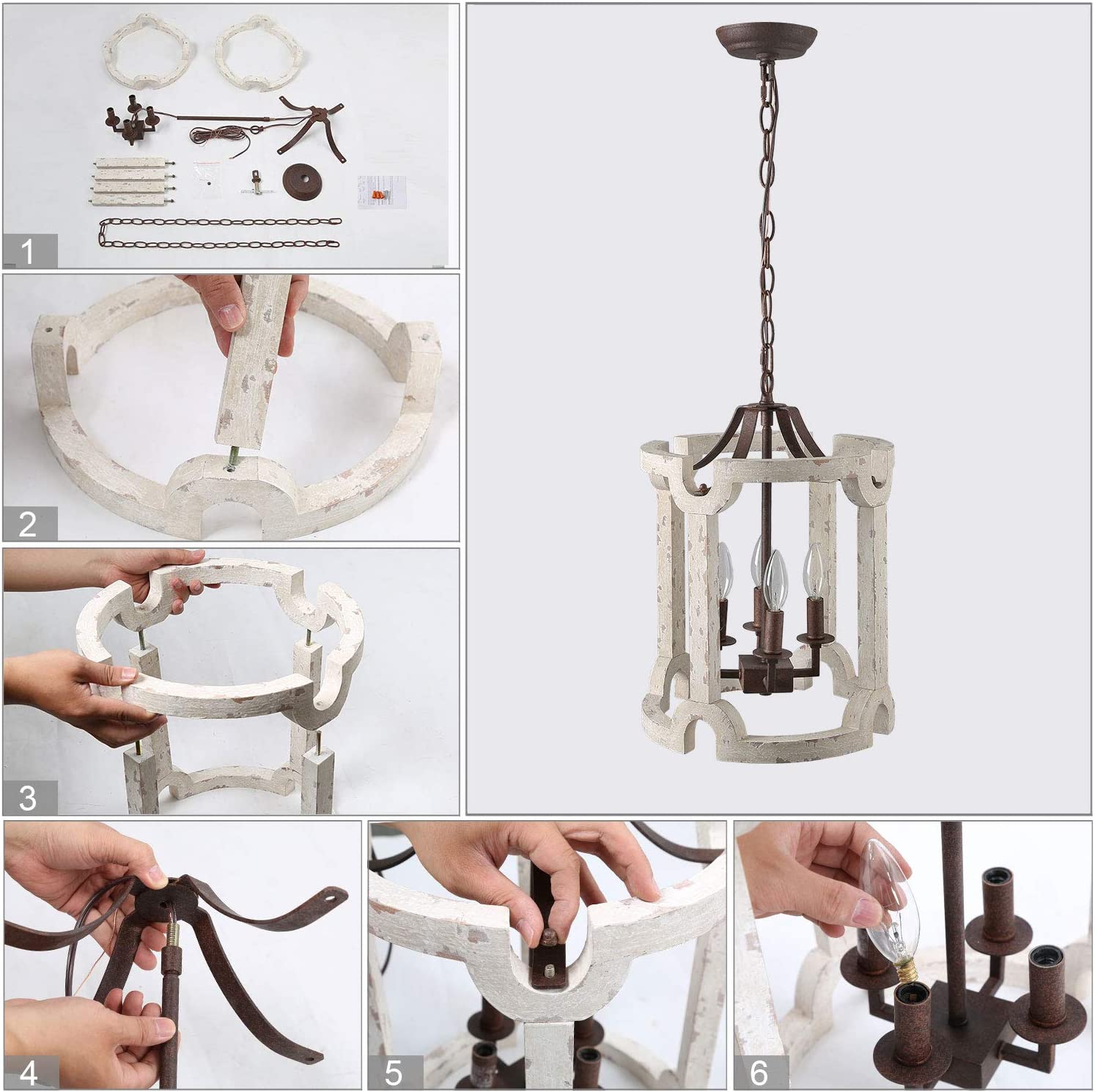 4 light drum farmhouse chandelier rust dining pendant lights