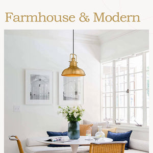2 pack farmhouse pendant lamp industrial dome ceiling pendant light fixture