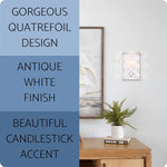 Modern simplicity wall light white frame wall fixture