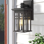 2 pack black glass wall mounted fixture