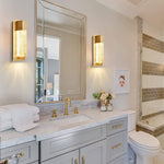 LED modern wall sconce lighting crystal vanity wall light fixture