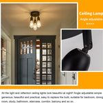 3 light ceiling light fixture black farmhouse flush mount ceiling lamp