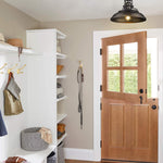 Hallway farmhouse ceiling light fixture black semi flush mount light fixture