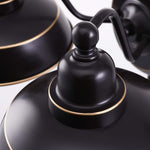 2 light rust vanity wall light black industrial wall mount lighting fixture