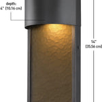 Black LED Integrated Wall Sconce