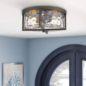 2 light Indoor Flush Mount Lights antique glass ceiling lighting