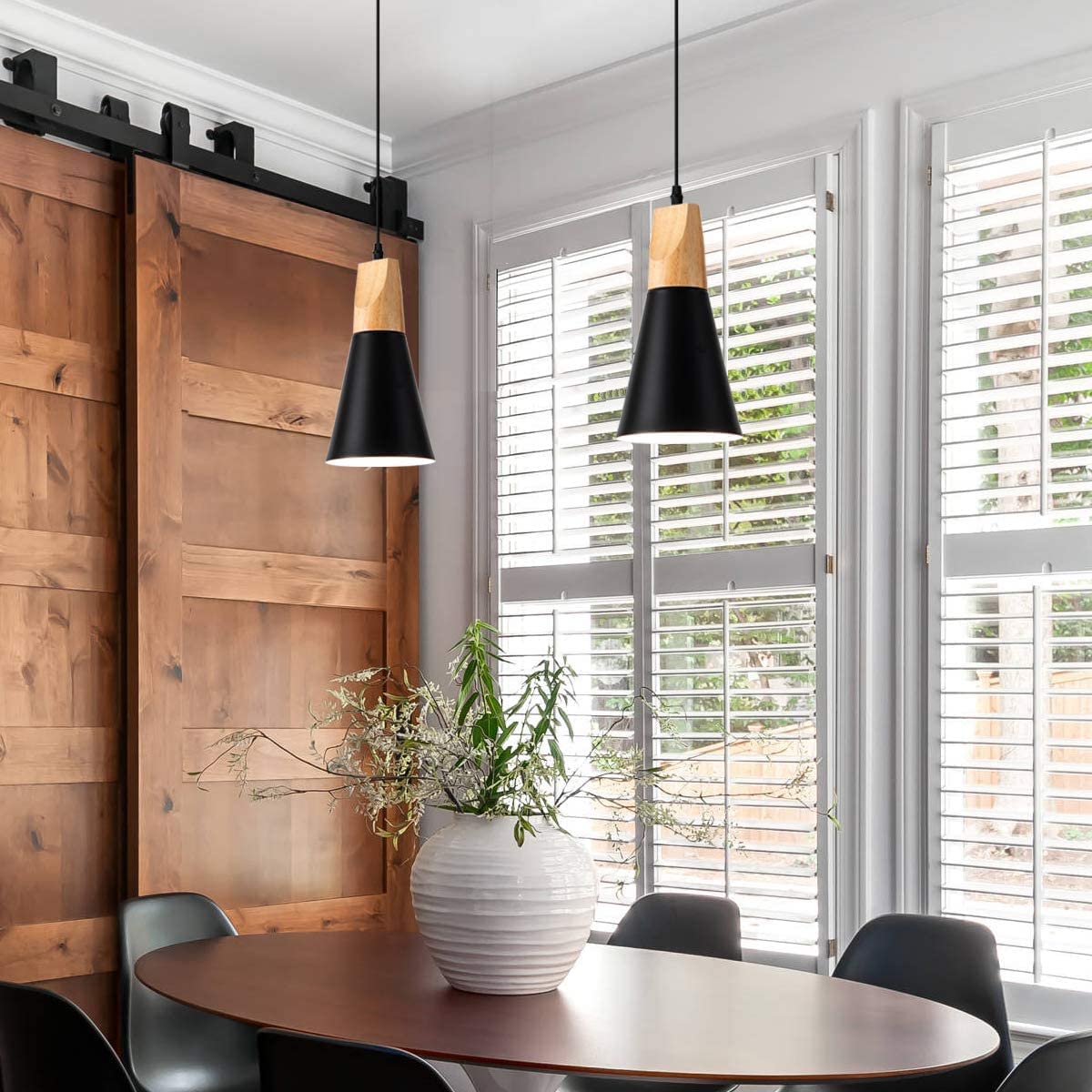 Wooden pendent lights in kitchen island black mini hanging light fixture