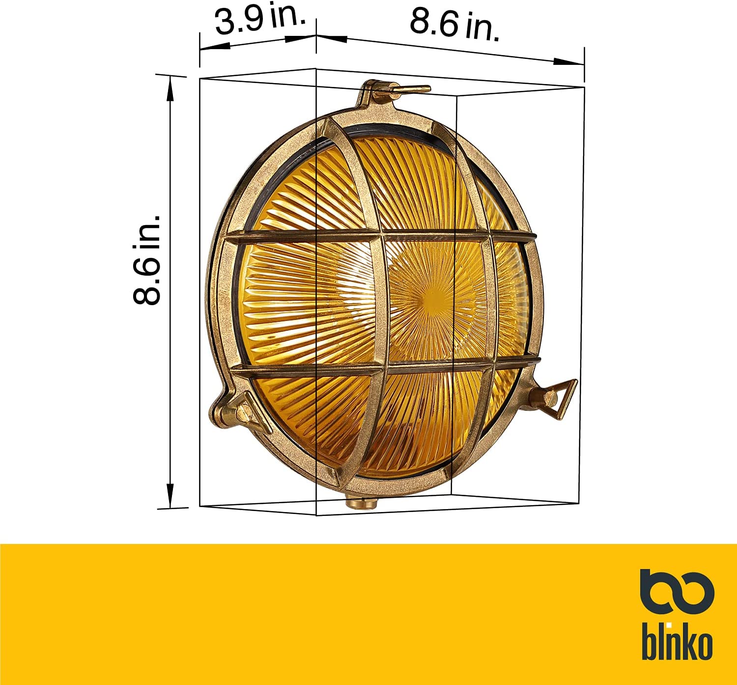 Round vintage industrial wall sconce waterproof wall light fixture