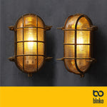 Oval vintage industrial wall sconce waterproof wall light fixture