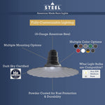 Retro wave pendant lamp industrial ceiling lamp